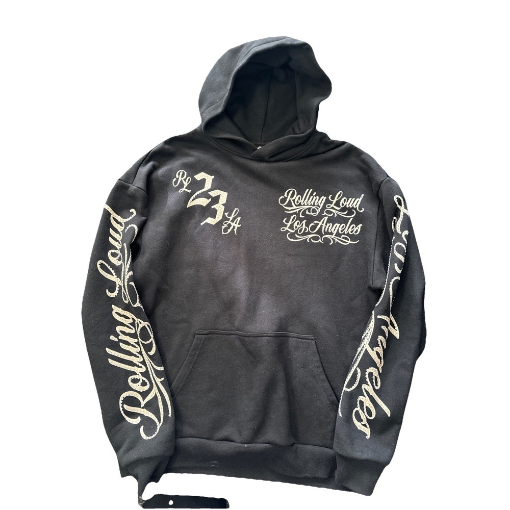 Rolling Loud Los Angeles Hoodie rhinestone Travis Scott Playboi Future Lil Wayne